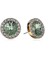 Juicy Couture Green Pave Stone Drop Earrings