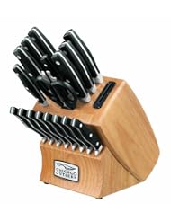 Chicago Cutlery Insignia2 18-Piece Knife Block Set with In-Block Knife Sharpener