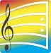NOTE PAD MUSICAL NOTES 50 SHT 5X5