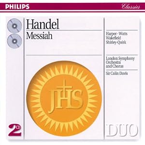 Cover image from Colin Davis and LSO 1966 recording of the Messiah