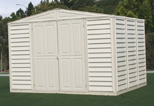 DuraMax 10x8 WoodBridge Vinyl Shed
