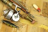 Antique Lures, Rod and Reel - 24