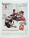 1962 7-Up Soda After Ski Lift Print Ad