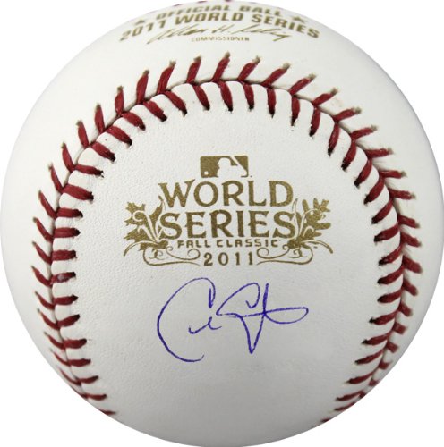 Signed Chris Carpenter 2011 World Series Cardinals Baseball St. Louis Cardinals star pitcher. 3x All-Star and 2005 CY Young Award winner. Carpenter has won 2 World Series Championships with the Cardinals, in 2006 and 2011. Official 2011 World Series Baseball. Autographed on December 16, 2011. Item comes with a unique authenticity hologram # verified online that states the item and day it was signe