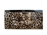 Courtney Original Leopard Print Frame Wallet -- SwankySwans