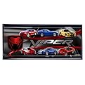 Dodge Viper Generations Photoramics Framed Photograph - 9.5x21.75"