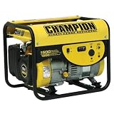 Champion Power Equipment 42431 1,500 Watt 80cc 4-Stroke Gas Powered Portable Generator (CARB Compliant)