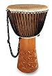 Djembe drum, 'Lattice Accent' Djembe drum, 'Lattice Accent'