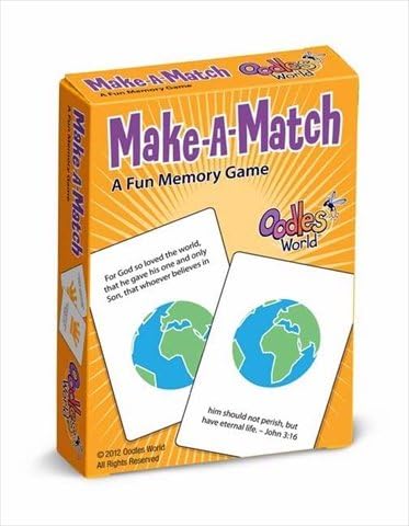 Oodles World 115741 Gm Oodles World Make A Match Card Game