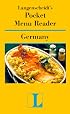 Pocket Menu Reader Germany (Langenscheidt's Pocket Menu Reader)