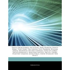 Articles on People from Surrey, Including: Karl Pearson, Nancy Wake, Tony Hart, Tim Lander, Paul Darrow, William Tryon, Frederick Ducane Godman, Duke