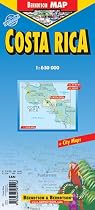 Costa Rica Laminated Map