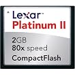 Lexar CF2GB-80-380 2 GB Pro Series 80x CompactFLash Card w/WA