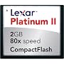 Lexar Platinum II Compact Flash 2GB 80X