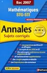 Math�matiques STG-STI : Annales corri...
