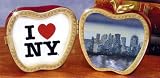 I Love New York Heirloom Porcelain Big Apple Music Box #07-00032-001