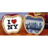 Buy I Love New York Heirloom Porcelain Big Apple Music Box #07-00032-001 by The Bradford Exchange