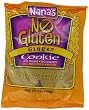 Nana's No Gluten Cookie, Ginger, 3.5-Ounce Packages (Pack of 12)