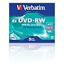 Verbatim 43285 DVD-RW 4.7GB 4x 5 pack, Individually cased