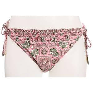 Buy JUICY COUTURE Ladies Y45759 Grapefruit Smocked String Bikini Bottom, X-Large by Juicy Couture