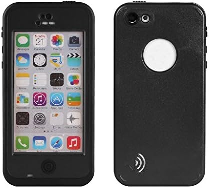 iPhone 5C Waterproof Case, Waterproof Shockproof Dirtproof Snowproof Protection Case Cover Only for Apple Iphone 5C (Black)