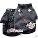 Policeman Cop Waterproof Dog Clothes Costume XS