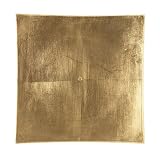 Lacquered Square Chargers - Gold (Set of 4)