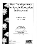 Books : New Developments In Special Education
