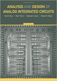 design of analog cmos integrated circuits by razavi