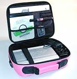 7-9.5 Inch Netbook Case Bag Ultraportable Laptop Case by UKSC in Pink For Acer, Asus, Dell, HP, Compaq, Fujitsu, Samsung, Sony, MSI, Lenovo, Toshiba,