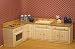 White Modern Kitchen Set - Dollhouse Miniature