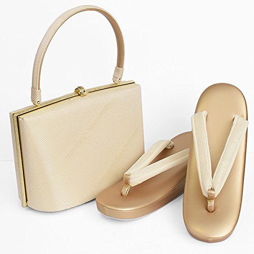 和ごころきもの屋　【紗織】ブランド【草履バッグセット】Ｌサイズ【帯地】パールトーン加工済【３枚芯】【日本製】和装バッグ　着物　バッグ　セット　フォーマル　単品　礼装　留袖　成人式　結婚式　訪問着　附下げ　振袖　bagset207