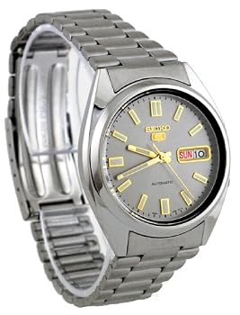 Seiko 5 #SNXS75K Men's Grey Dial Self Winding Automatic Watch