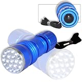'GIANT Light - Small Package' Flashlight - 21 LED! Cool Blue