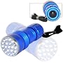 'GIANT Light - Small Package' Flashlight - 21 LED! Cool Blue