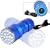'GIANT Light' - Small Package Flashlight - 21 LED! Cool Blue
