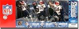 McFarlane Toys NFL Sports Picks Action Figure Exclusive New England Patriots 3-Pack Tom Brady, Corey Dillon & Tedy Bruschi