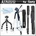 Tripod Accessory Bundle Kit For Sony Alpha a55 a33 a35 a330 a390 a290 SLTA55V SLTA33L SLT-a35 NEX-C3 DSC-HX100 NEX-5 NEX3 A65 SLT-A65V igital Camera Includes 57