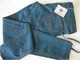 ONLY 1 Womens $495 EVISU DELUXE Stretch Jeans Italy 28