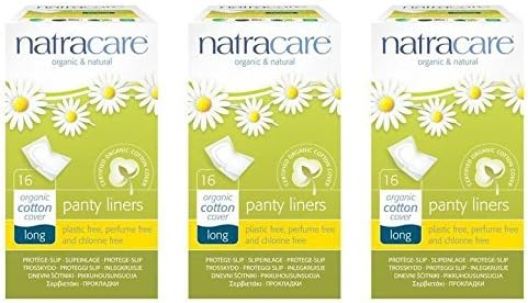 (3 PACK) - Natracare Panty Liners - Long Wrapped | 16s | 3 PACK - SUPER SAVER - SAVE MONEY