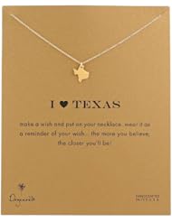 Dogeared "Reminders" I Heart Texas Pendant Necklace, 18"