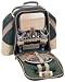 Outdoor Living : Deluxe Two Person Picnic Backpack in Two Tone Forest Green