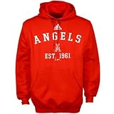 Adidas Los Angeles Angels of Anaheim Red Practice Hoody Sweatshirt