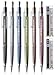 Xeno OSD Sharp Mechanical Pencil 0.5mm R&D Japan (6-Pack + Lead, Assorted)