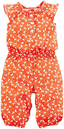 Carter's Baby Girls' Romper (Baby) - Orange