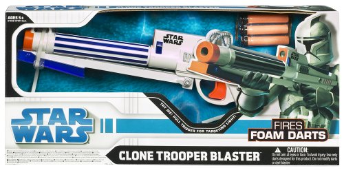 Childrens Toyshop  Toys : Star Wars Clone Wars Electronic Blaster