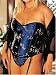 Plus Size Strapless Asian Tapestry Corset in Various Colors Bust Sizes: 40 42 44 46 48 50