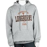 Soffe Texas Oxford Hoodie with Print Logo (Medium, Oxford Gray)