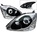 02-05 HONDA CIVIC 3DR SI BLACK PROJECTOR HEADLIGHTS