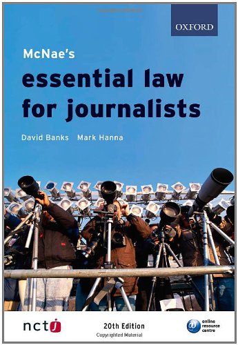 McNae's Essential Law for Journalists